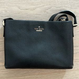 kate spade new york Holden Street Lilibeth Cross-Body Bag - Black Leather